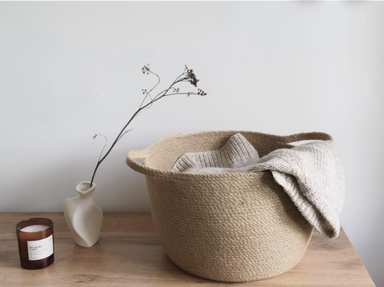 Woven It Minimalist Storage Basket-WV161