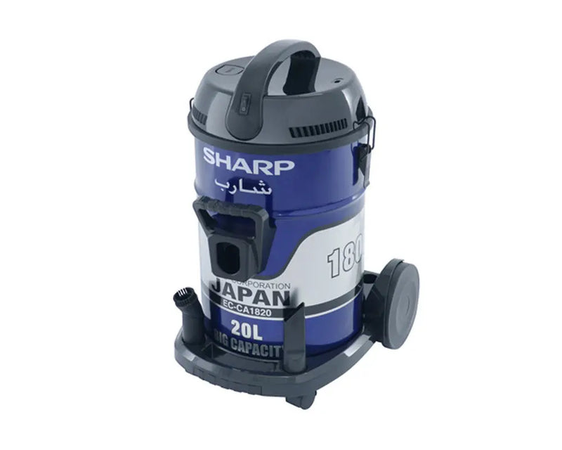 Sharp Drum Vacuum Cleaner , Blue - EC-CA1820-X