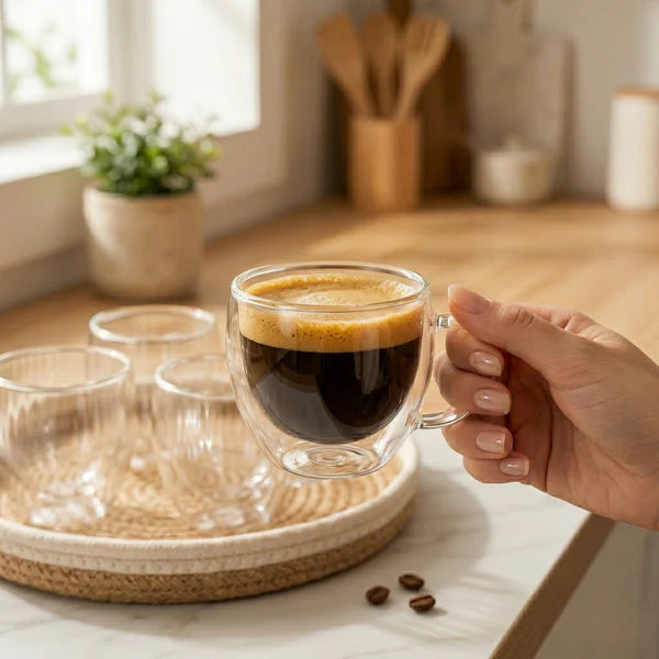 Double Glass Espresso Mug-3-26-100-0706