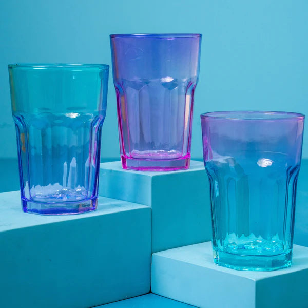 Double Colored Painted Glass CUP-3-18-350-9475