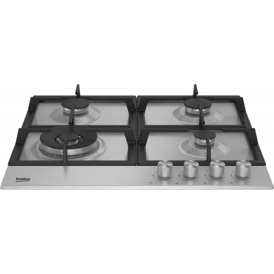 موقد غاز مدمج من بيكو - HIAW 64225 SX، ستانلس ستيل، 4.58 سم 