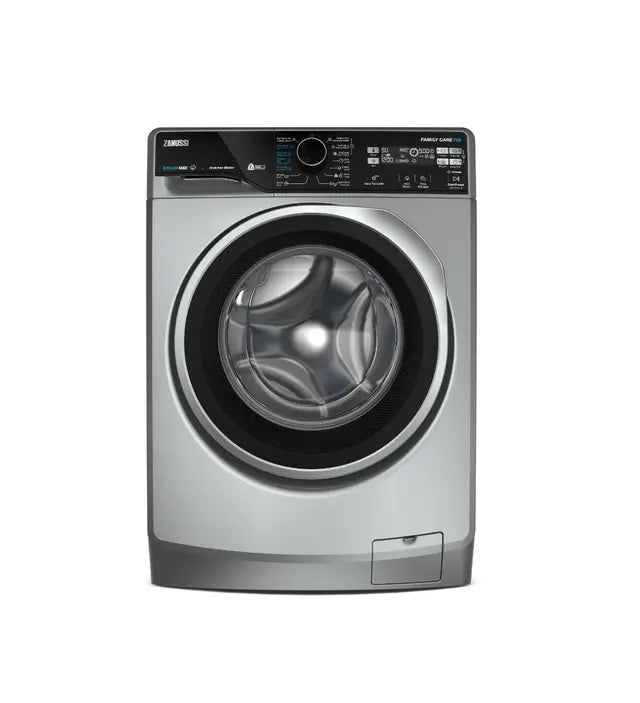 Zanussi SteamMax Inverter Front Load Washing Machine , 7 kg , Silver - ZWF7221SS7