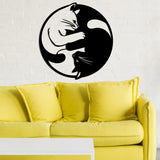 Yin Yang Cat Wall Art-WQ.WA13.01