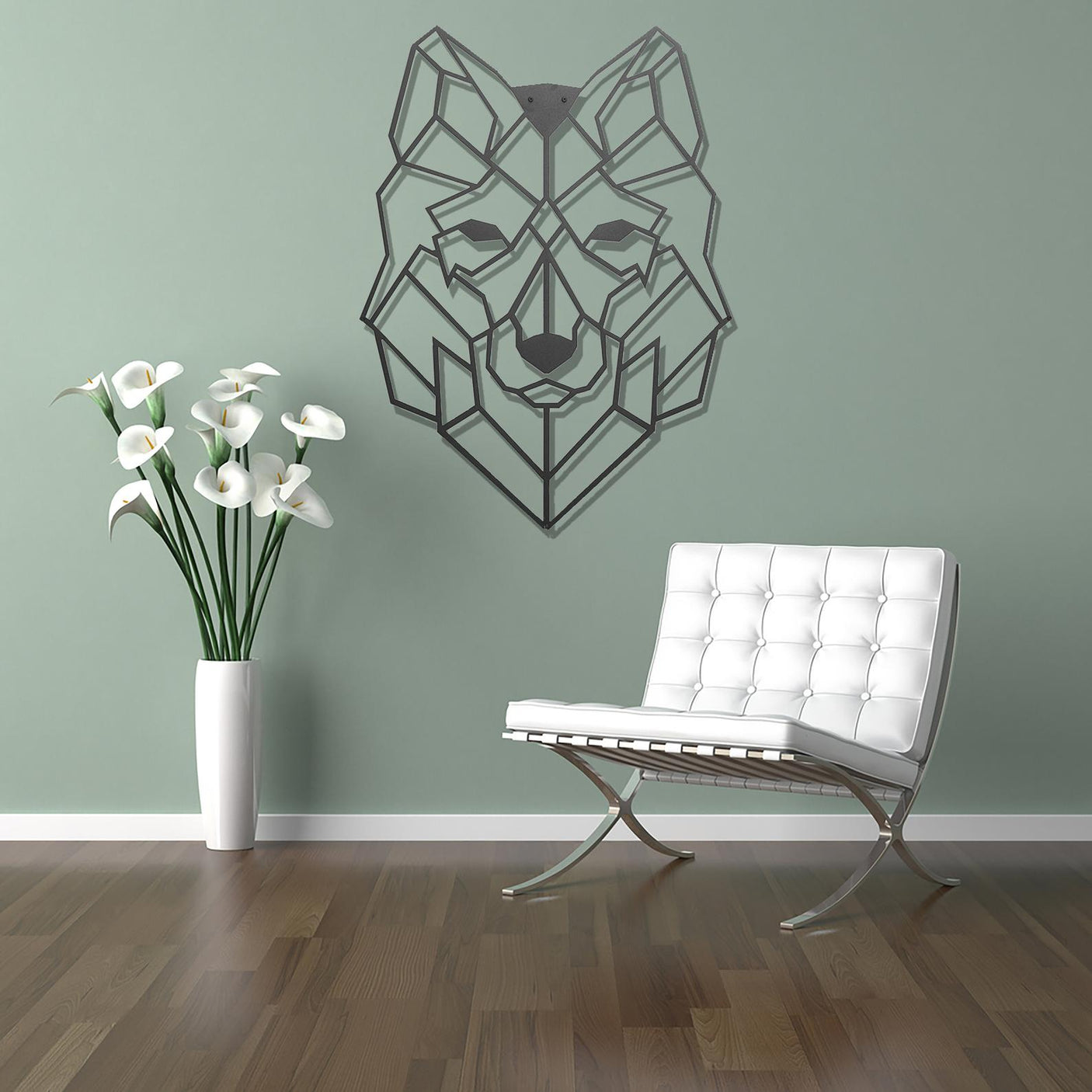 Wolf Head Wall Art-WQ.WA26.01