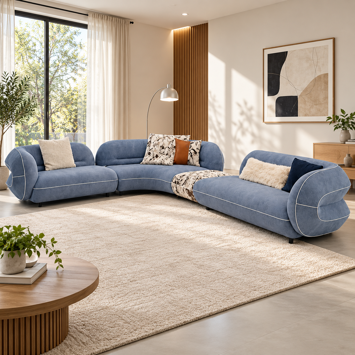 Livia sofa L shape-A20