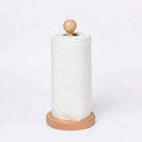 Wooden stand for kitchen tissues-1-11-0-0213