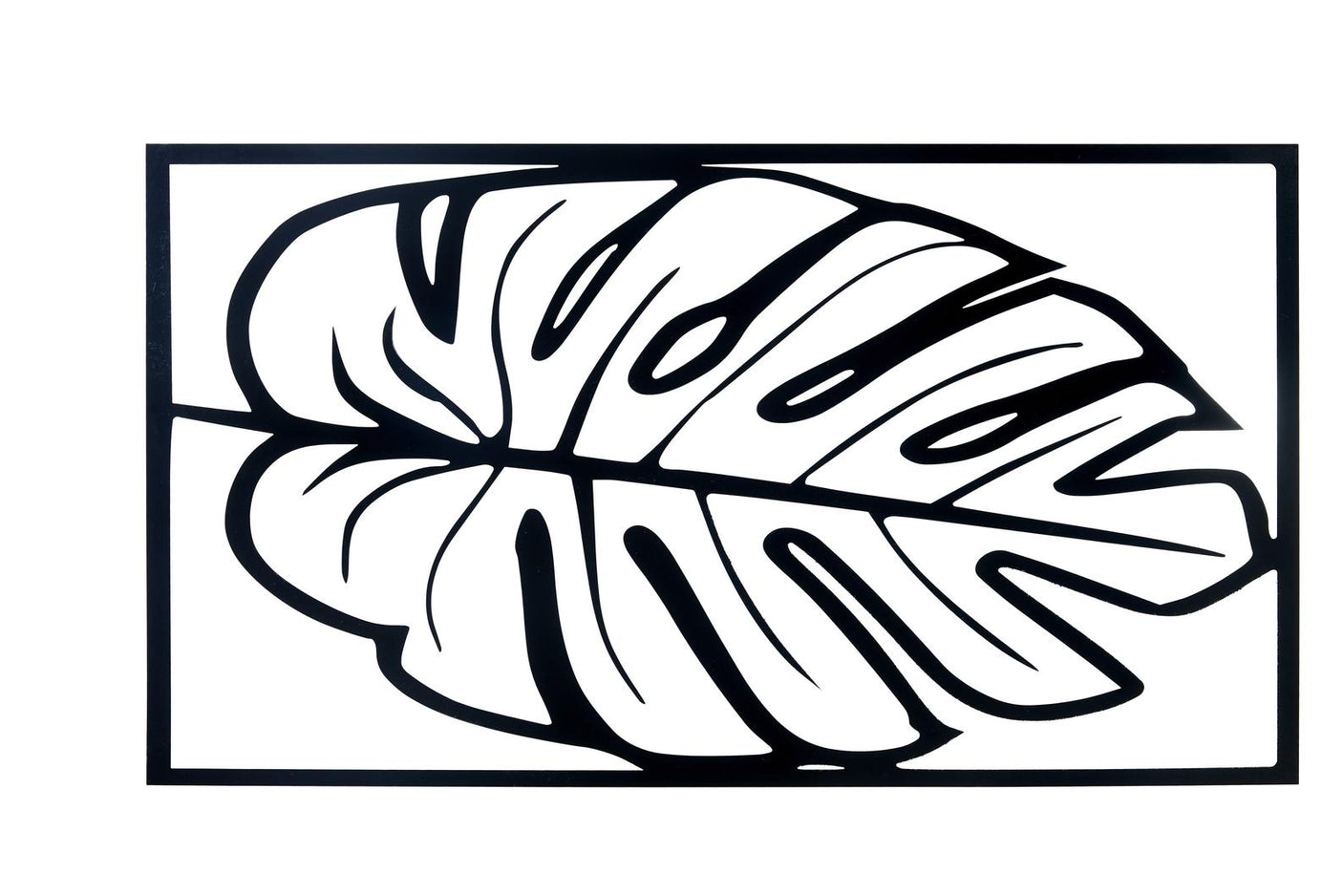 Tropical leaves Set of 3 Tableaus-WQ.WA48.01
