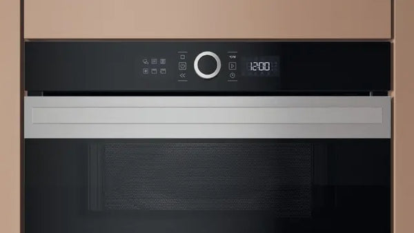 Ariston Built In Microwave Oven with Grill 40 Liter 3200 Watt , Black Silver - AMW57DHMXA