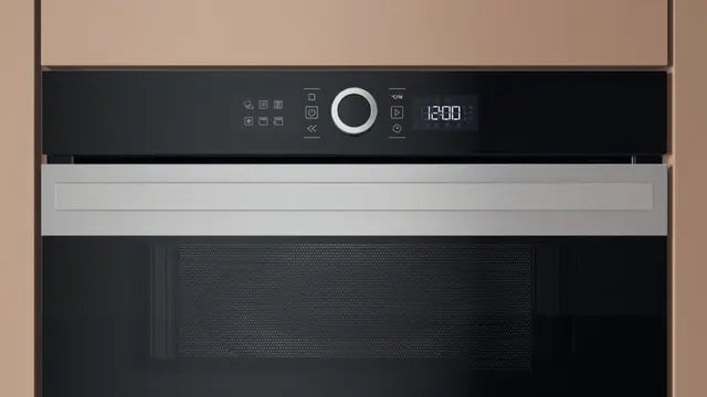 Ariston Built In Microwave Oven with Grill 40 Liter 3200 Watt , Black Silver - AMW57DHMXA