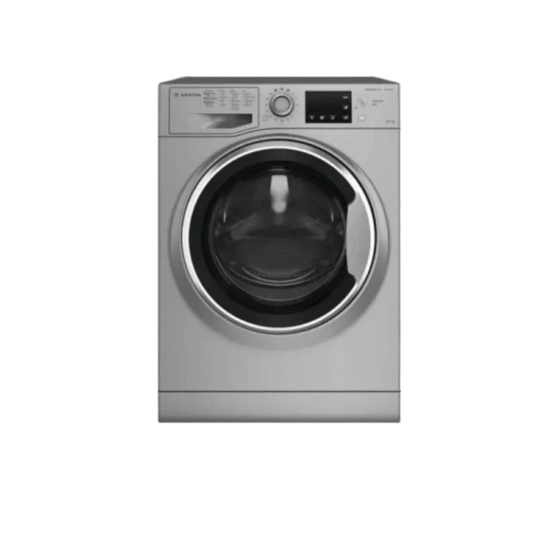 Ariston 9kg 1400rpm Washing Machine 9kg Inverter Digital Dryer Silver NDB96SSEX