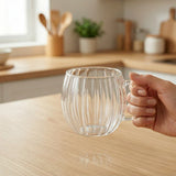 Strips Double Glass Espresso Mug-3-26-200-0720