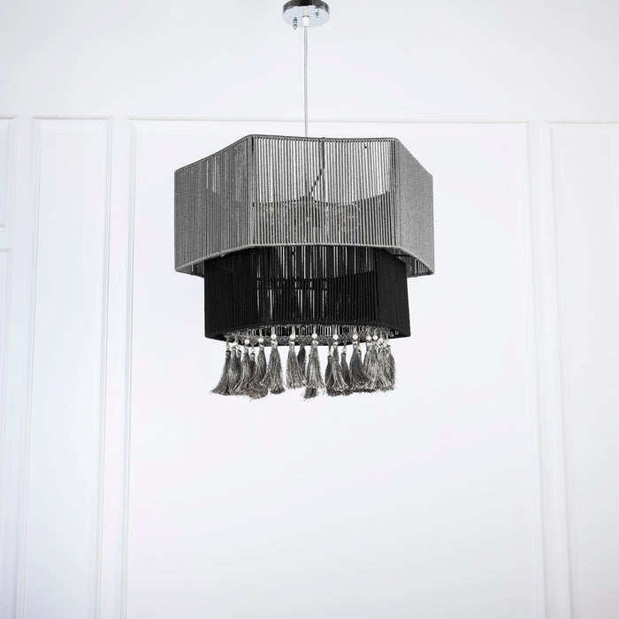 Macrame Chandelier-A53