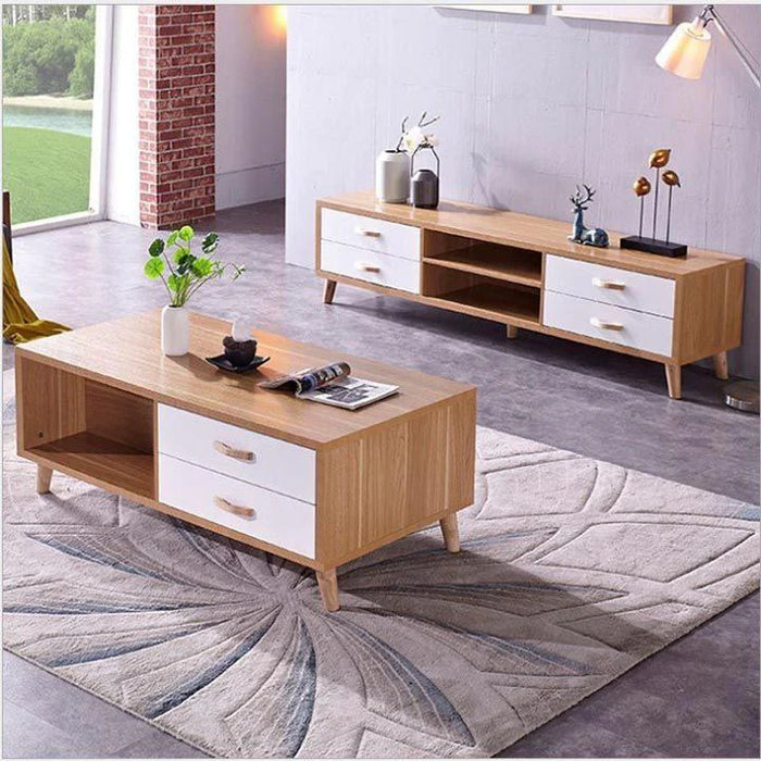 Bruna Set of TV Unit and Coffee Table-ABS.T2