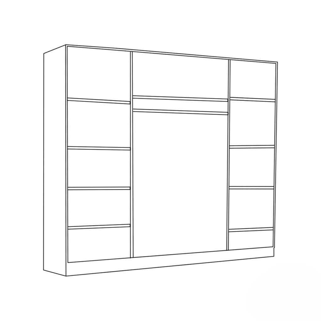 Norvelle Wardrobe - ANT361