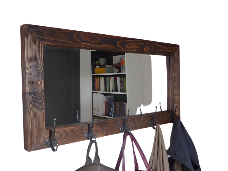 رف اللبلاب مع مرآة - ART.W.AW0416