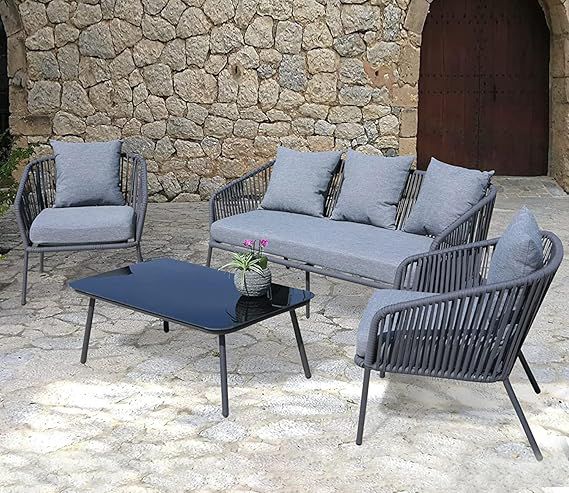 Flora Rattan Garden Set-SH212