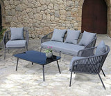 Flora Rattan Garden Set-SH212