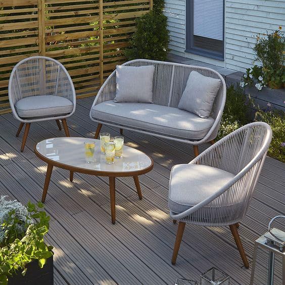 Willow Rattan Garden Set-SH213