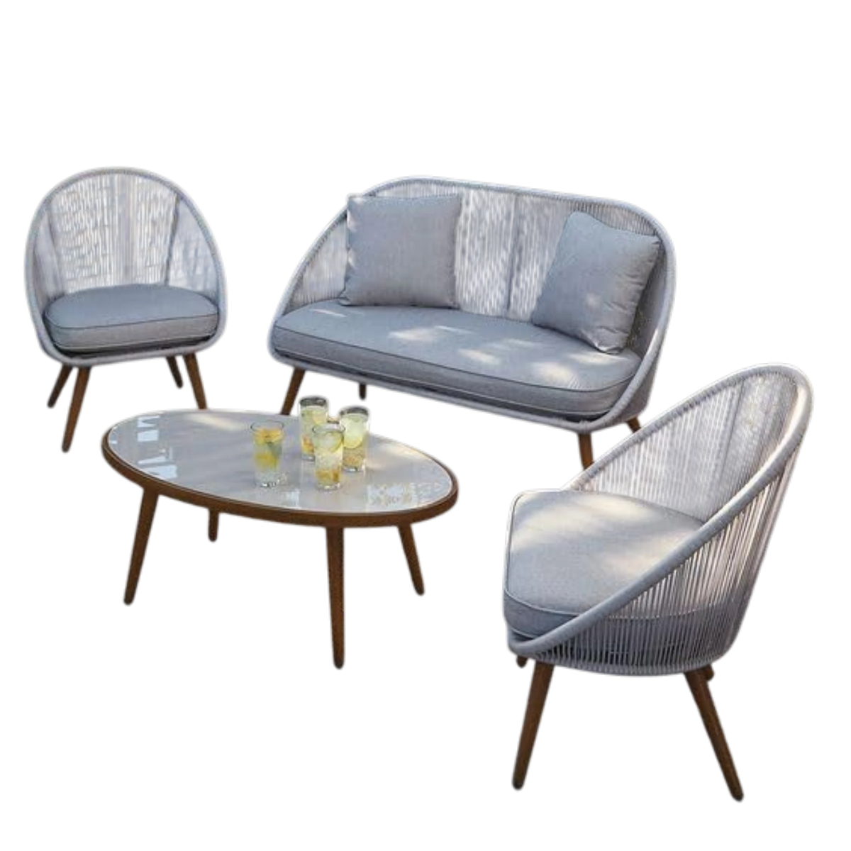 Willow Rattan Garden Set-SH213