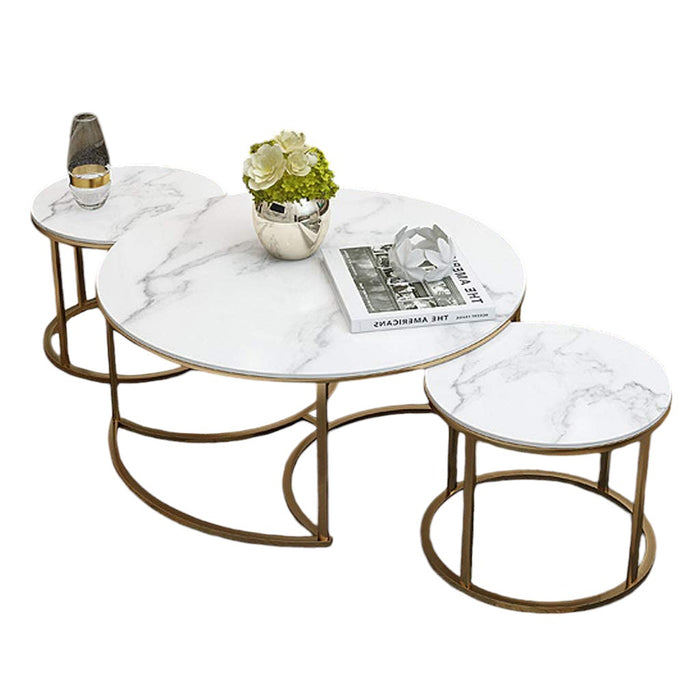 Verona Set of 3 Coffee Tables-Art-steel.CT103