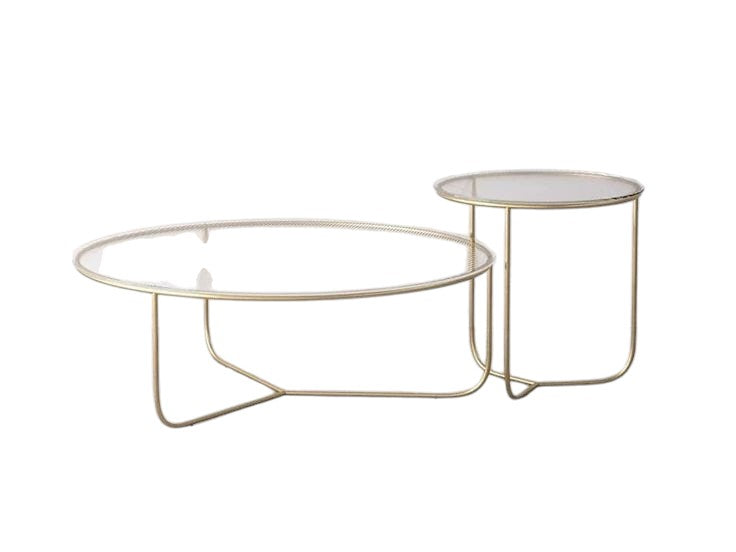 Caroline Set of 2 Coffee Tables-Art-steel.CT8