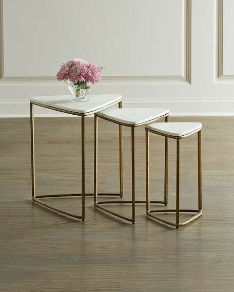 Serena Set of 3 Side Tables-Art-steel.TG26