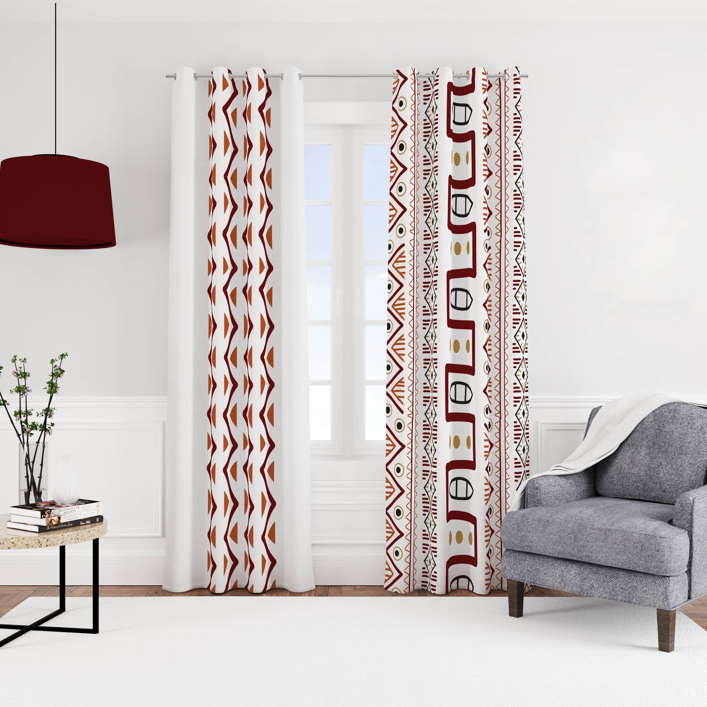 DOUBLE CURTAIN-CR018