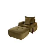 Vaelin Arm Chair with pouf-AK102