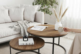 Crest Set of 2 Coffee Tables-CT001