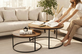 Crest Set of 2 Coffee Tables-CT001