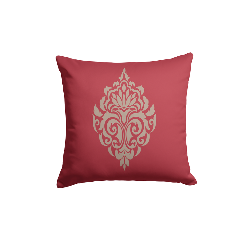 Damask Red Cushion-AM109