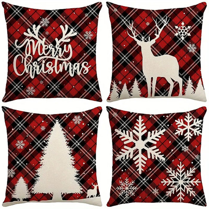 Frosts Set of 4 Cushion covers-FD-80106