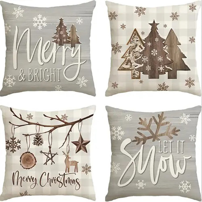 Cozy Set of 4 Cushion Covers-FD-80143