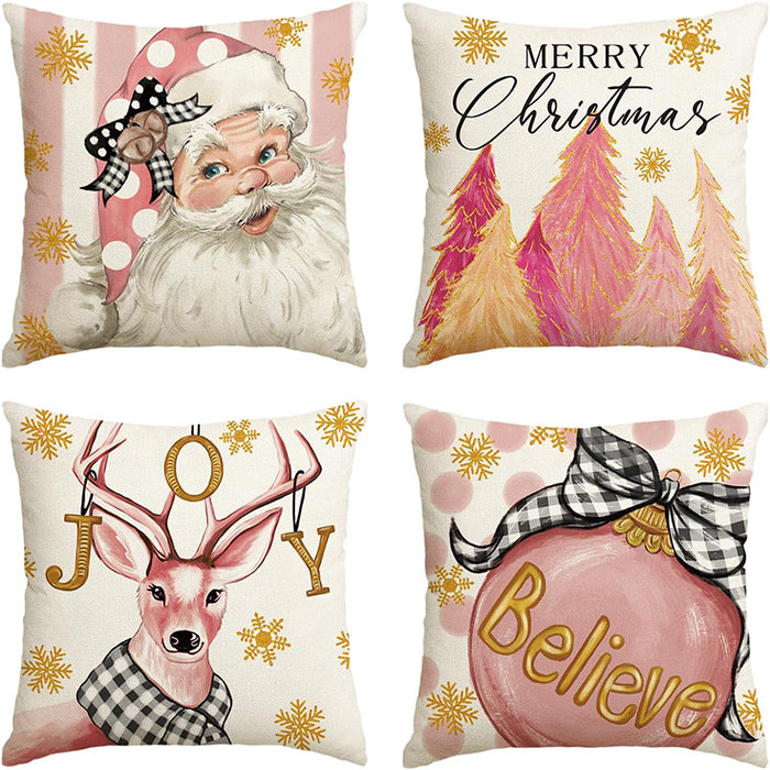 Candy Set of 4 Cushion Covers-FD-80154