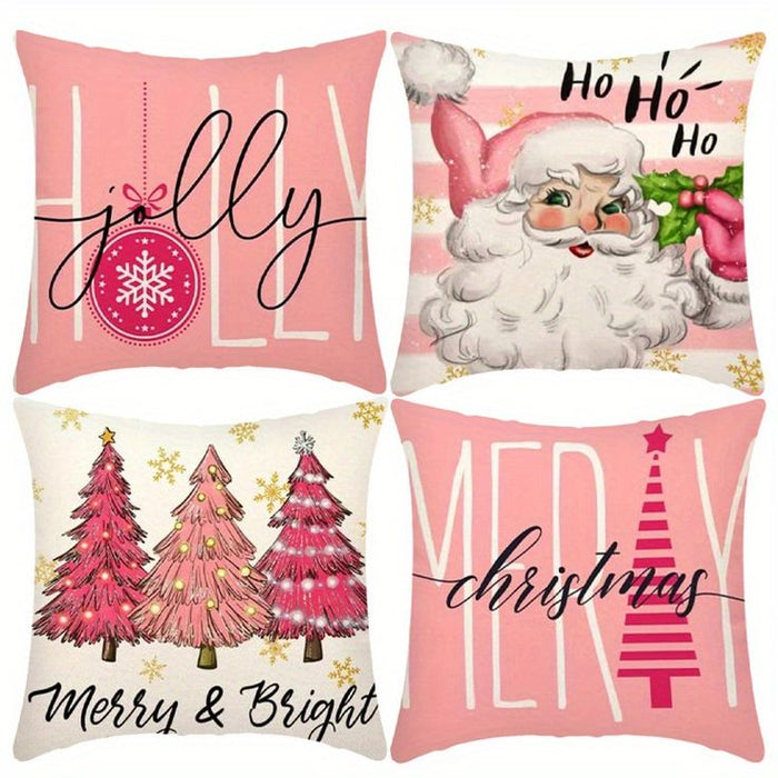 Pinky Set of 4 Cushion Covers-FD-80155