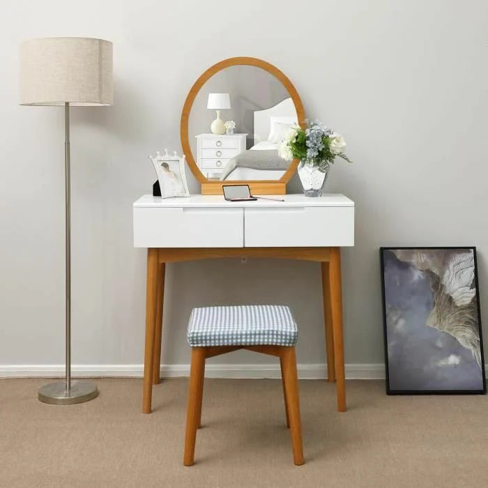 Jorna Dressing Table with Chair-RED349