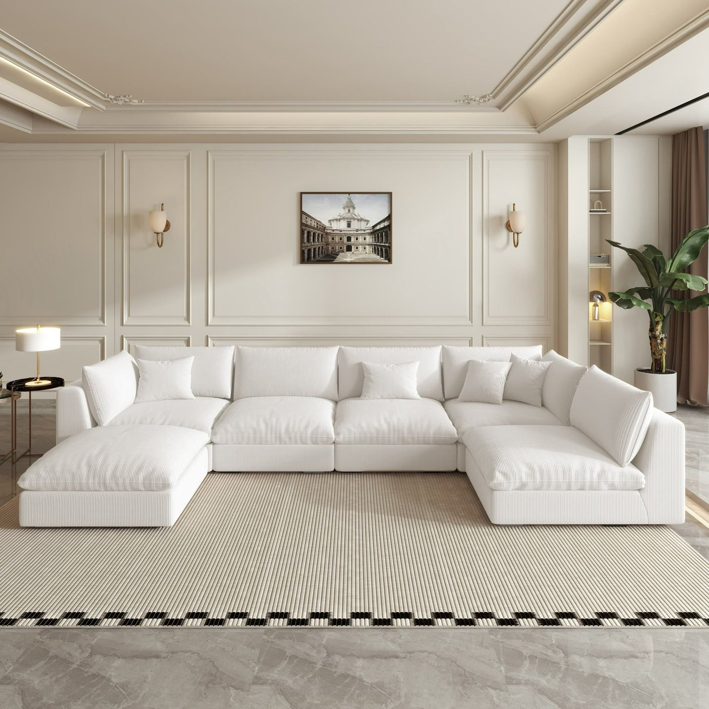 Planke Sofa U Shape-Hippo259
