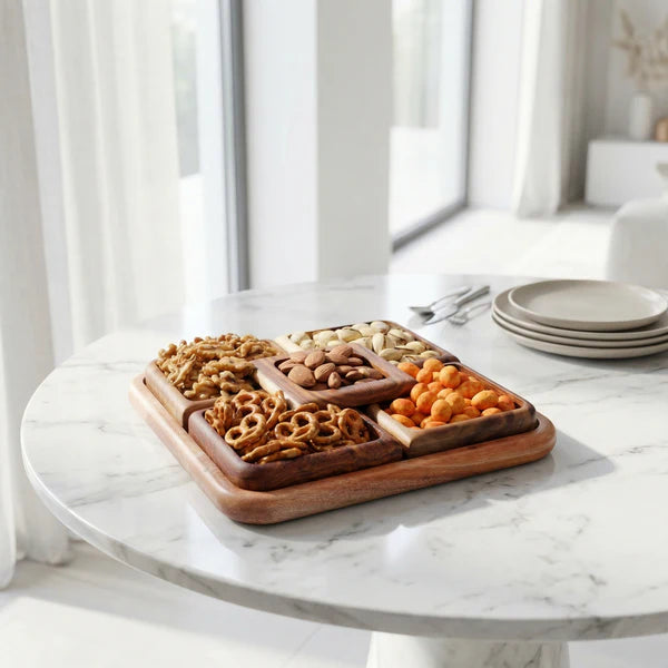 Nuts Wooden Platter-1-11-1-0253