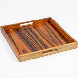 Square Wooden Serving Tray-1-11-38*38-4445