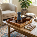 Square Wooden Serving Tray-1-11-38*38-4445