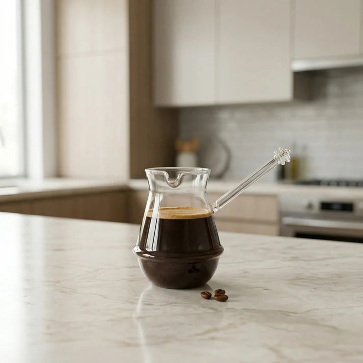 Glass Coffee Pot (kanaka)-3-26-500-0715