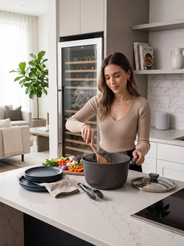 Terynova Granite Casserole Pot – Grey-10-23-18-8187