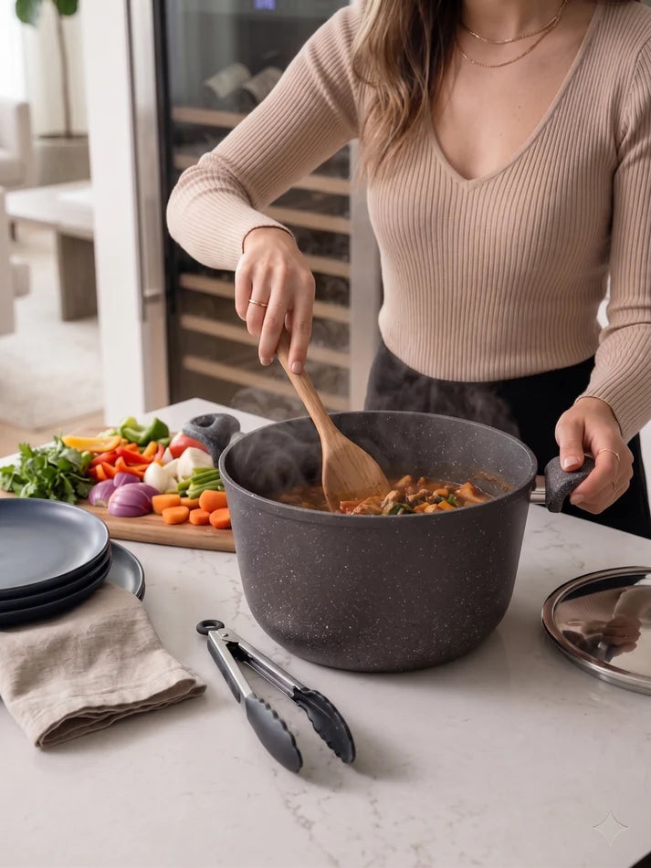 Terynova Granite Casserole Pot – Grey-10-23-18-8187