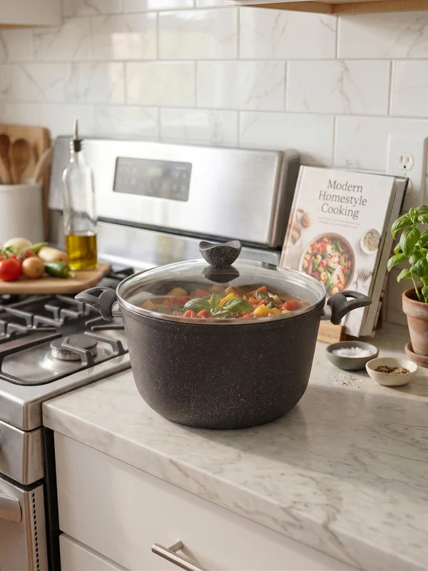 Terynova Granite Casserole Pot – Grey-10-23-18-8187