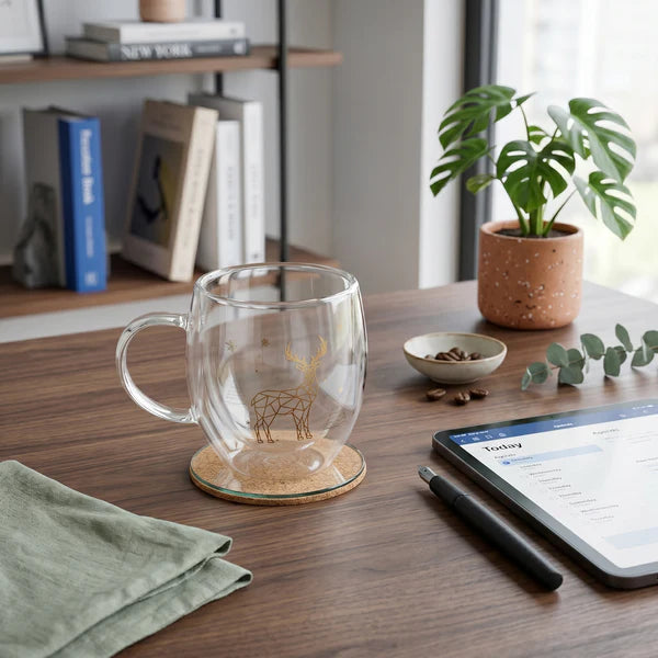 Christmas Double Glazed Tea Cup-3-26-300-2179