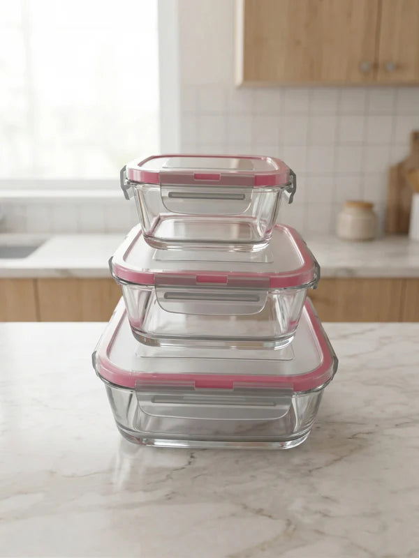 3-Pieces Fluid Square Bowls Set-3-26-3-1269