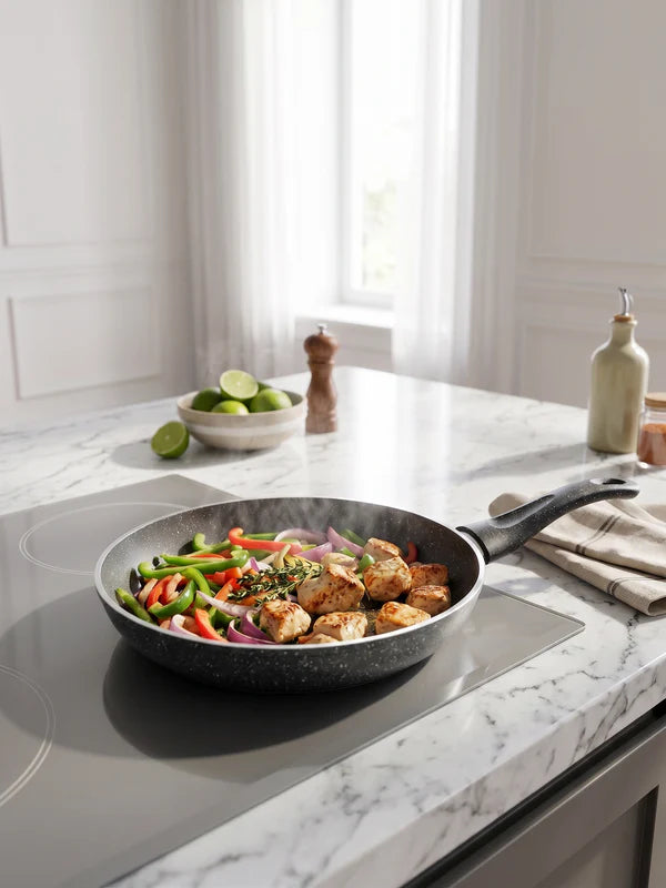 Terynova Granite Frying Pan – Grey-10-23-24-7558