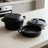 Cast Iron Dutch oven Duo Set-8-12-2-5543