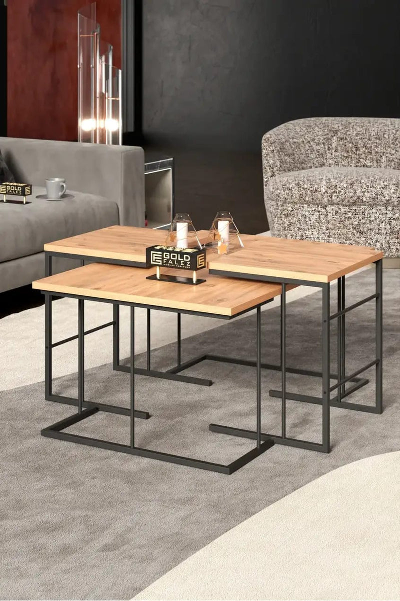 Tarlis Set of 3 Side Tables-H037