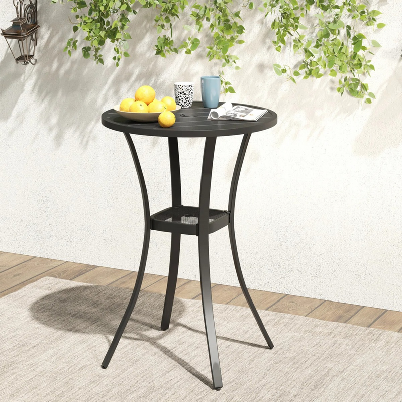 Round garden table_H 133